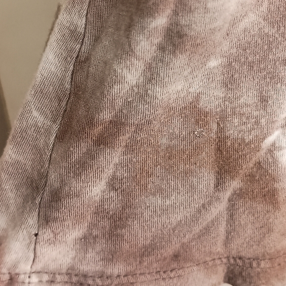 2/$30 DAY TRIP 3/4 sleeve sheer boho coastal cowgirl Tie-Dye Shirt size M - Picture 5 of 8